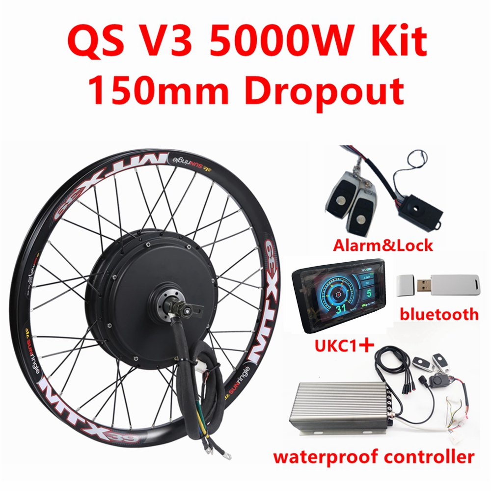 5000W Hub Motor Kit 72V - QS205 V3 48-72v 5000W 3,5 T/5T